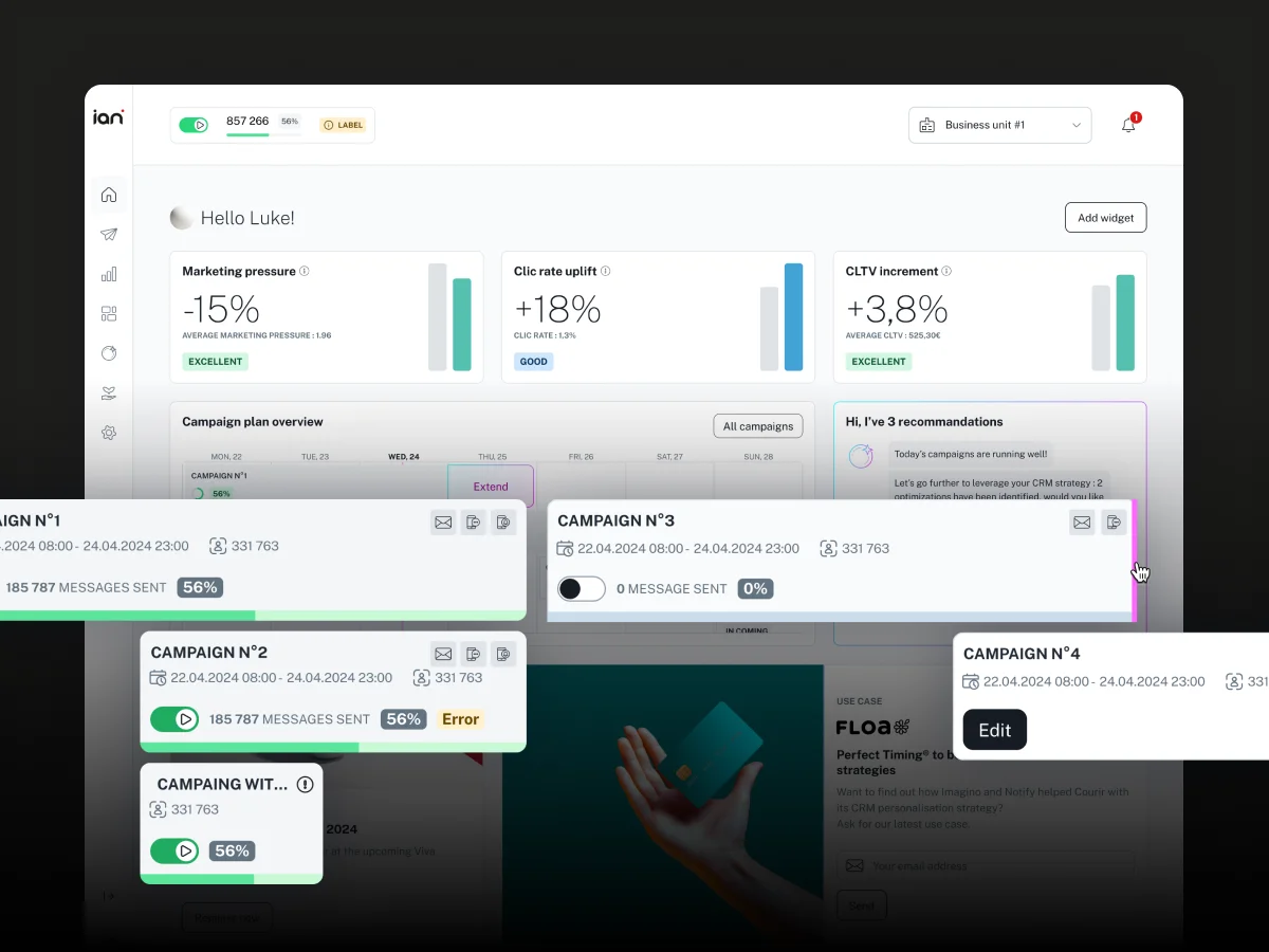 Notify AI — Intelligence artificielle · SaaS · 2024